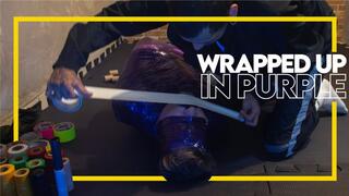 Wrapped Up in Purple (1080p) Gay Bondage - Gay Domination - Mummification - Tape Bondage - Foot Fetish - BDSM - C4SBondage26