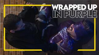 Wrapped Up in Purple (1080p) Gay Bondage - Gay Domination - Mummification - Tape Bondage - Foot Fetish - Socks - BDSM