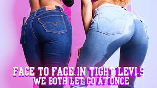 Pee in Our Jeans 1 — Two Girls Soak Their Levi's Together (HD MP4)