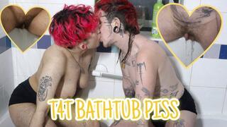 T4T bathtub piss scene