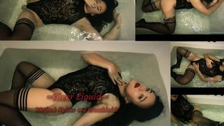 Sheer Liquid- Wetlook Nylons and Breathholds 1080p