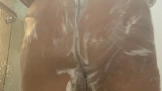 Bbw Shower Ass Spread