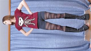 Trampled under Demonia combat boots (part 1 of 6), flo358x 1440p