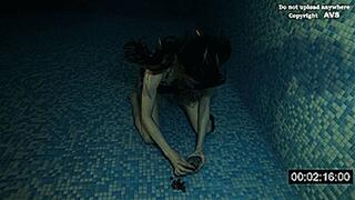 Underwater tests and posing (Zarina)