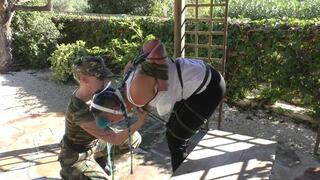 Maya Homerton - Cruel Predicament Bondage Walk Training Lesson in a Public Park - Full Clip wmv HD