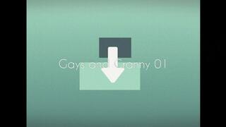 Granny masturbates WMV clip