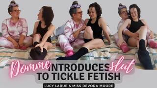 Domme Introduces Slut 2 Tickle Fetish