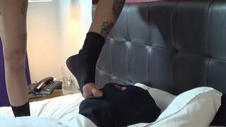 WORSHIP OUR FEET AND SNIFF OUR SHOES THARS ALL YOU NEED TO DO TO SERVE US