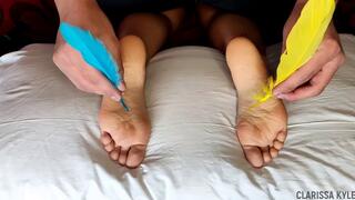 Sophia had no idea her feet were this ticklish