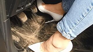 pumping gas pedal on stuck car