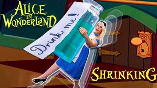Shrinking of Alice in Wonderland