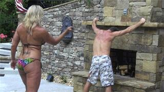Vicious Whipping On A Hot Summer's Day