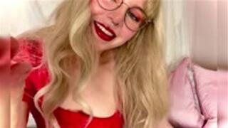 POV Shrinking From Human to Toy: Worshiping Giantess Hanna's Red Lips