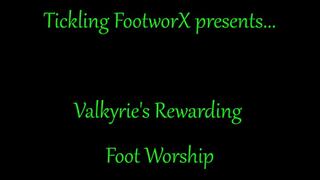 Valkyries Rewarding Foot Worship
