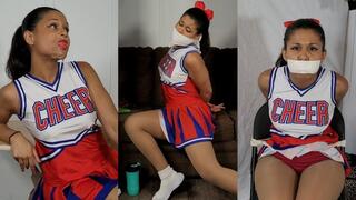 Cheerleader Calisa Has A Gagged Filled Day