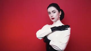 Teasing sounds of latex clothes (1080p)