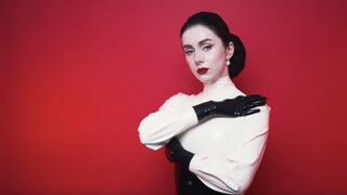 Teasing sounds of latex clothes (720p)