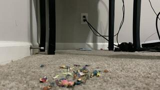 Tiny Humans Vacuumed by Giantess 4K