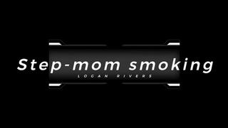 Step-mom smoking