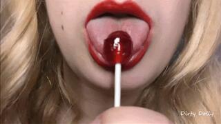 Red Lips Lollipop Suck [WMV]