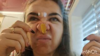 crush the face of a defenseless jelly object