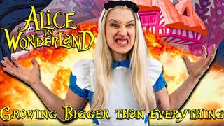 Growing into Giantess Alice in Wonderland Growth