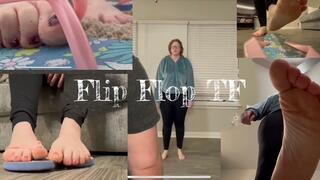 Giantess Cali transforms Ex-Boyfriend into a flip-flop