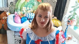 princess mope pop foil balloons