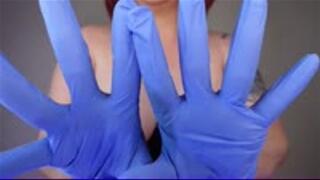 JOI to Blue Surgical Gloves while I Caress my Big Tits WMV 1080