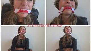 Anastasia: Duct taped and cleave gagged (The Joystick Struggle!)