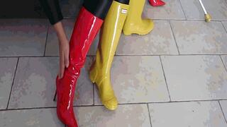 Severe pain from sprains in high heels MP4(1280*720)HD