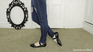 M - Black ballerina balletflats