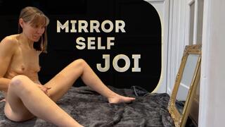 Mirror Self Orgasm Instructions with Self Dirty Talk Edging (4K)