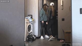 045rb Party 2 Then we brought the slave into the apartment, our shoes are in saliva, he will polish them to a shine! [4k]