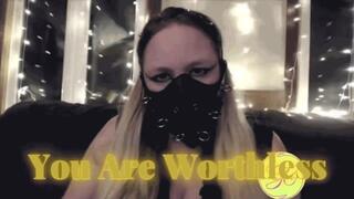 You Are Worthless! Unleash Your Inner Submissive: Watch This Powerful Femdom Dominate You through Humiliation ~ Verbal Humiliation & Dominant Mask Fetish ~ Ms Construed is a Powerful Masked Domme Who Loves To Verbally Humiliate You ~ Mobile Version