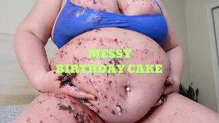 Messy Birthday Cake Stuffing