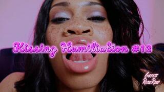 Kissing Humiliation #13- Dominatrix Goddess Rosie Reed Makes You A Weak Loser For Her Kissing Sounds- Ebony Lips Domination- 1080p HD