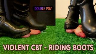 Riding Boots Hard Cock Trample, Stomp, Heels Crush, Bootjob with TamyStarly - (Double Version) CBT, Ballbusting, Heeljob, Femdom, Shoejob, Ball Stomping, Foot Fetish Domination, Footjob, Cock Board, Crush, Trampling