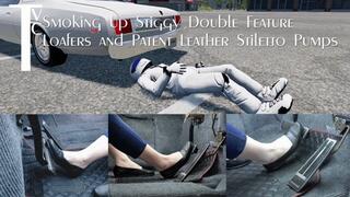 Smoking Up Stiggy Double Feature in Loafers and Patent Leather Stiletto Pumps (mp4 720p)