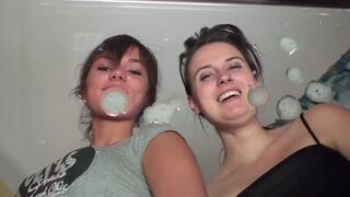 Spitting - Sylwia And Weronika Spit At You - HD 1280x720