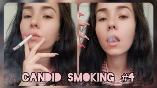 Candid smoking #4