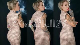 Classic smoking from behind and side view