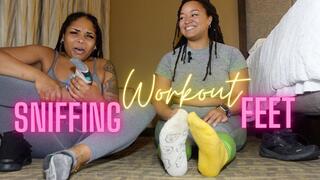 Sniffing Workout Feet