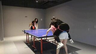 LUNA182_The game of Piggyback by Channel and table tennis Ponyplay in arena