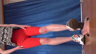 College girl in dirty Nike M2K Tekno sneakers tramples my face (part 1 of 5), flo537x 1080p