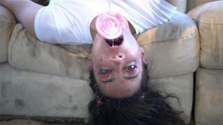 face fucked and throat pied