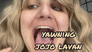 Yawning sooooo tired and exhausted