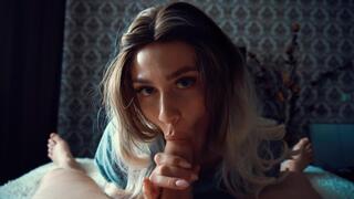 Gentle blowjob, cum in mouth