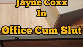 Jayne flirts with and sucks her married coworker off