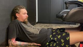 Licking dirty soles of My vans, while I'm relaxing